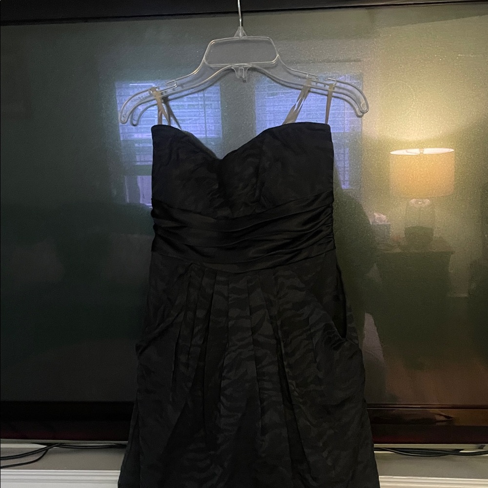 Speechless Chic Black Strapless Dress